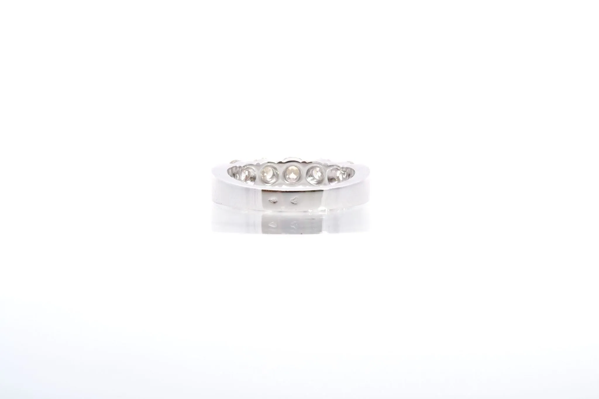 Demi alliance diamants en or blanc sold by 58 Facettes product image thumbnail 3