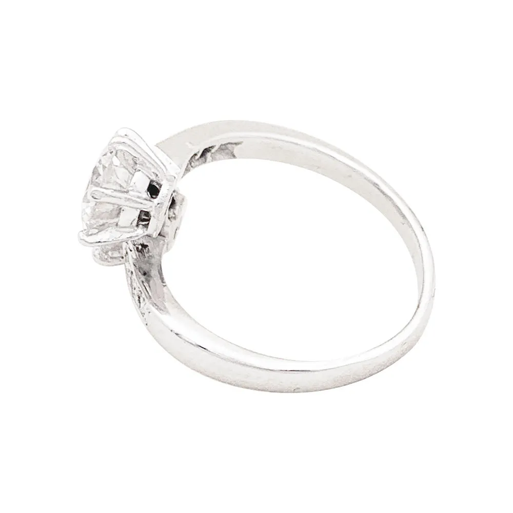 Bague "Toi & Moi" or blanc, diamants. sold by 58 Facettes product image thumbnail 2