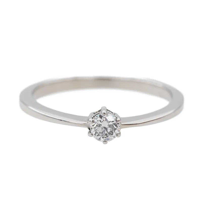 Bague Solitaire Or blanc Diamant sold by 58 Facettes