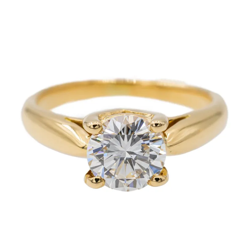Bague Solitaire Or jaune Diamant sold by 58 Facettes