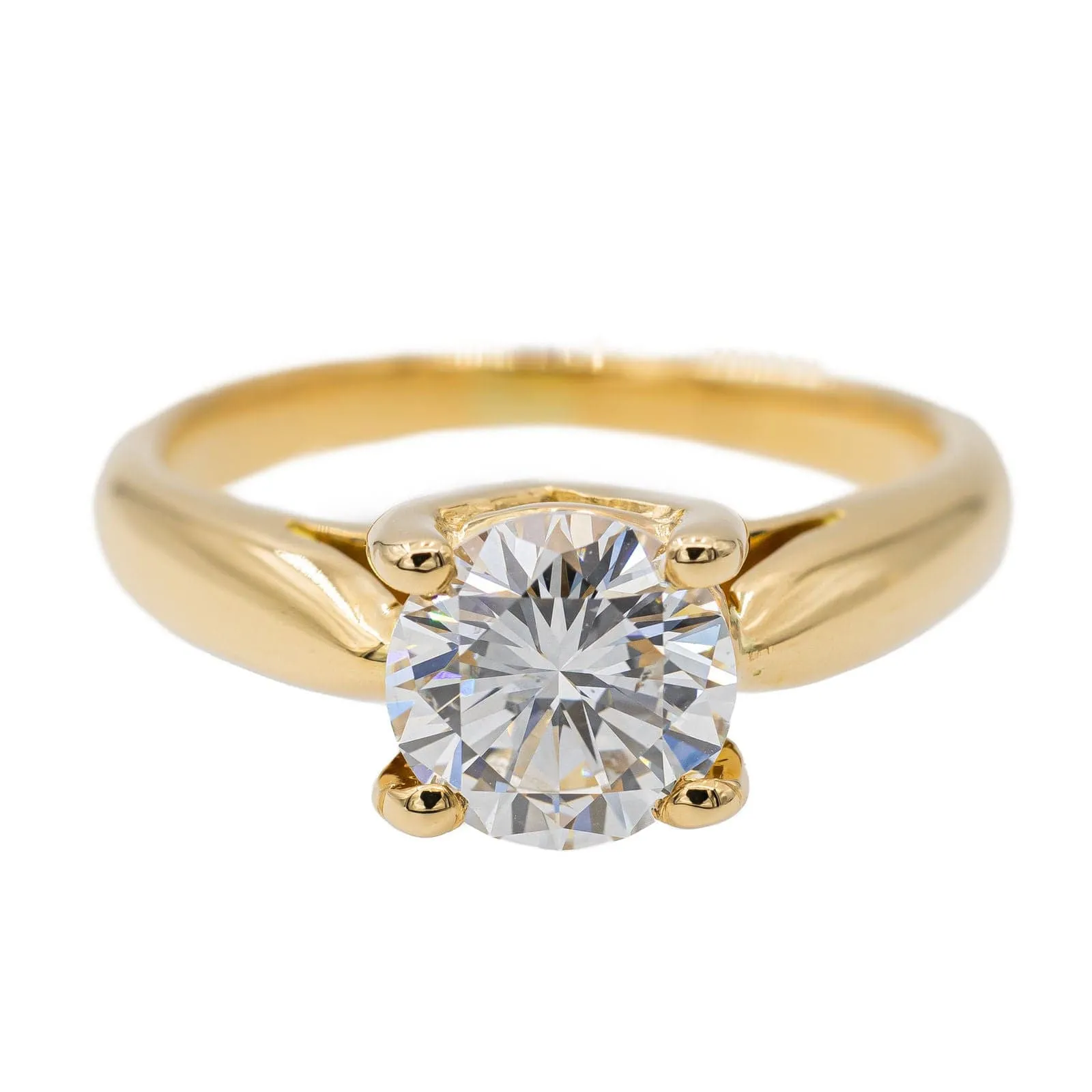 Bague Solitaire Or jaune Diamant sold by 58 Facettes