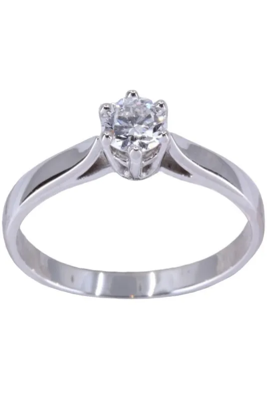 SOLITAIRE MODERNE DIAMANT 0.37 CARAT sold by 58 Facettes