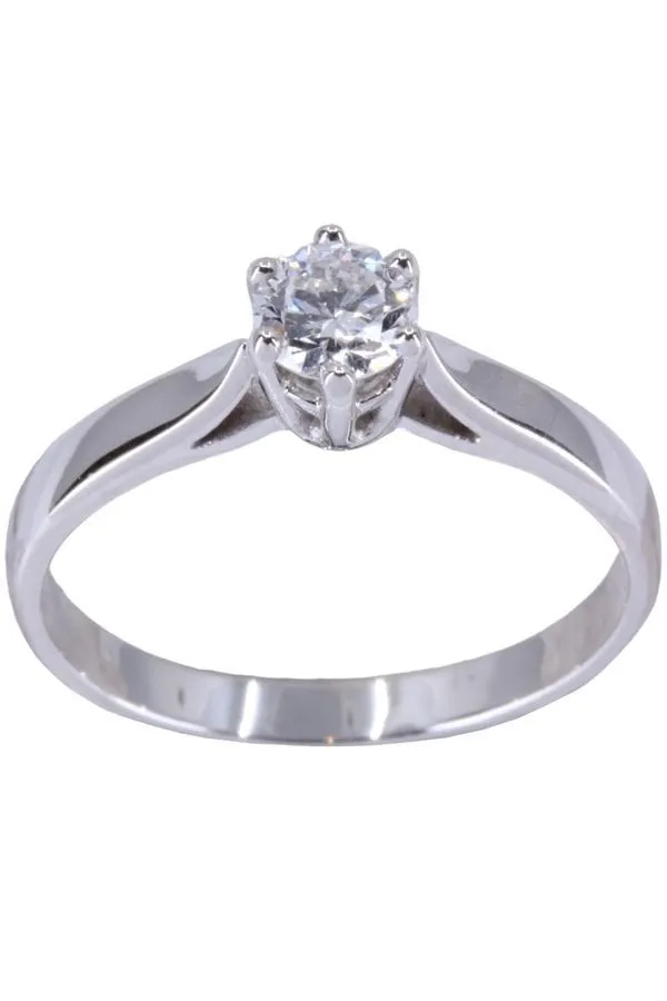 SOLITAIRE MODERNE DIAMANT 0.37 CARAT sold by 58 Facettes