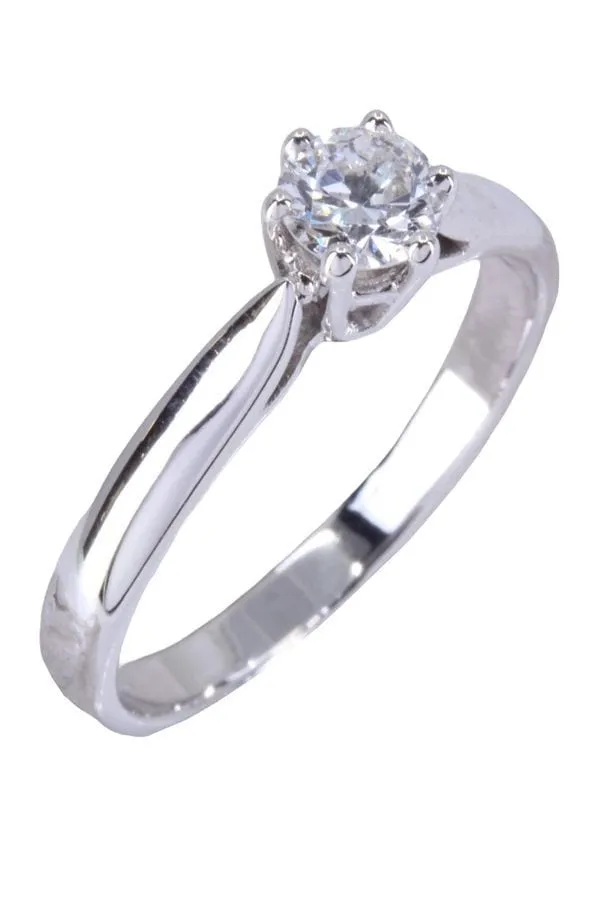 SOLITAIRE MODERNE DIAMANT 0.37 CARAT sold by 58 Facettes product image thumbnail 3