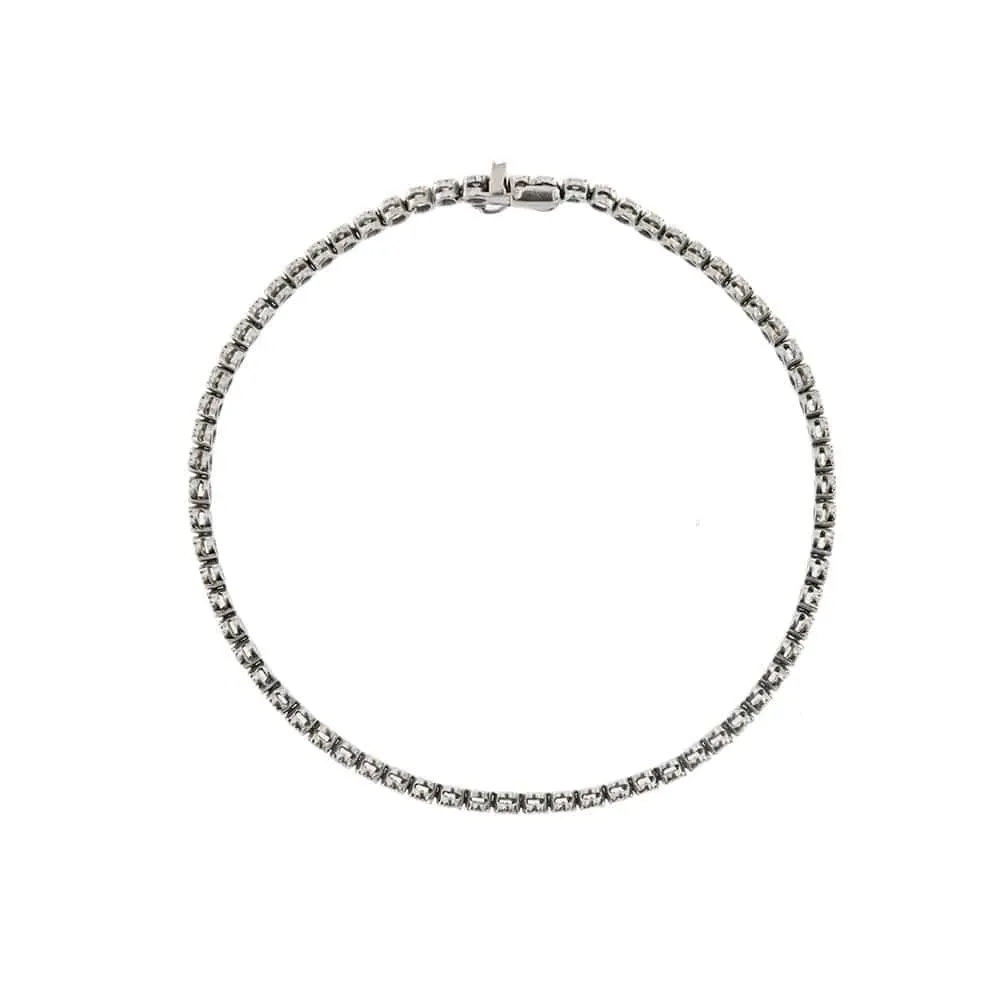 Bracelet tennis avec diamants de 2,76 ct sold by 58 Facettes product image thumbnail 4