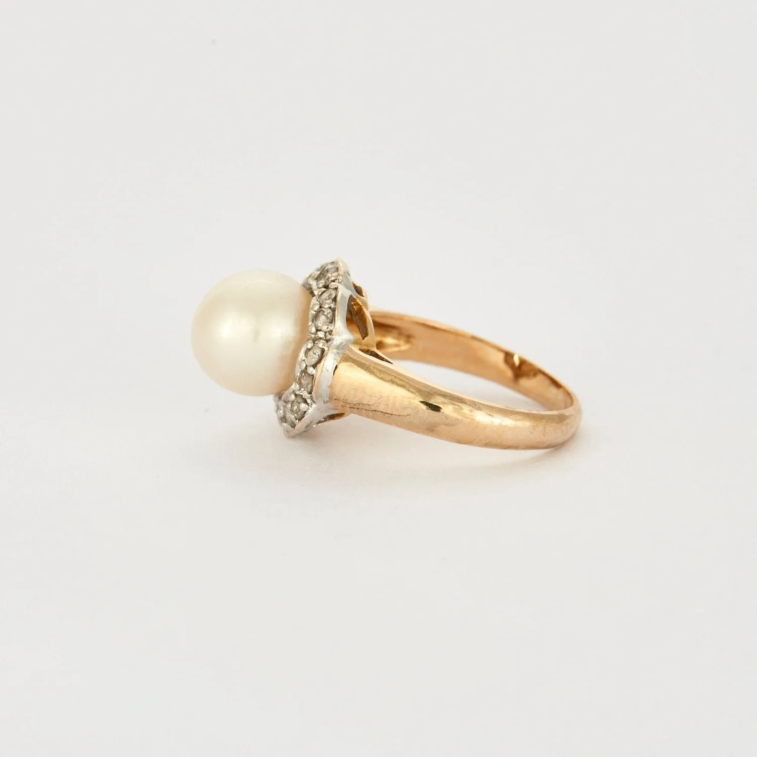 Bague avec perle et diamants sold by 58 Facettes product image thumbnail 4