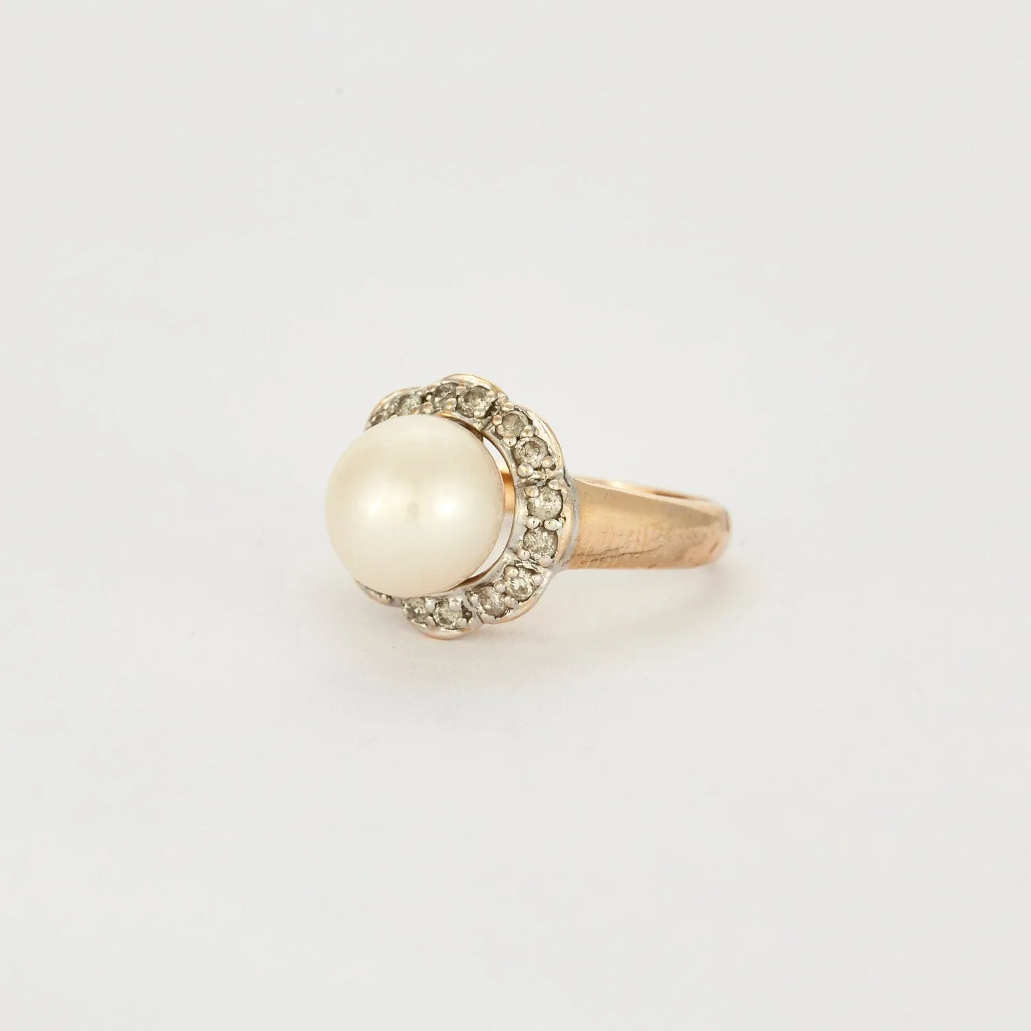 Bague avec perle et diamants sold by 58 Facettes product image thumbnail 3