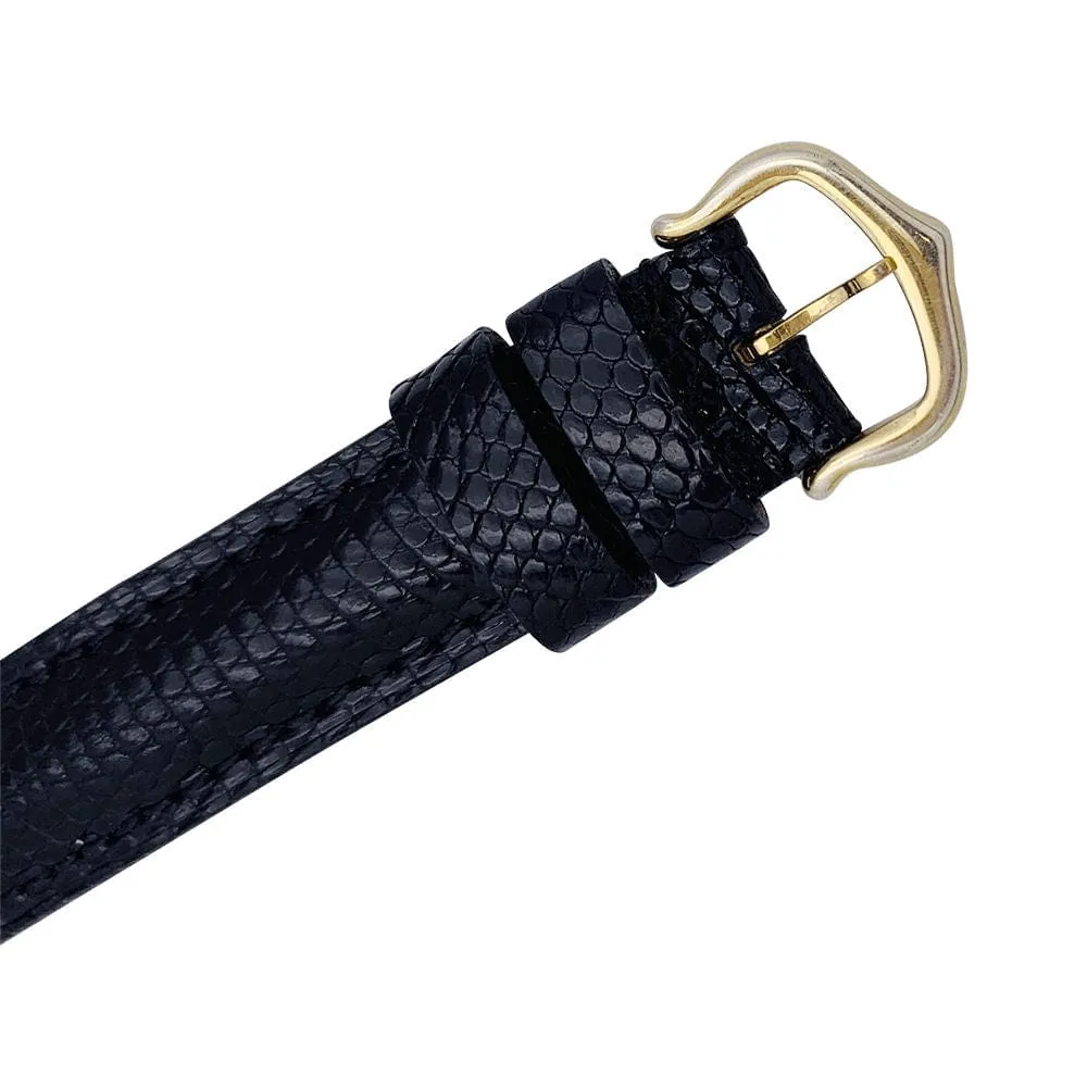 Montre Cartier "Tank Must" argent plaqué or, cadran laqué noir. sold by 58 Facettes product image thumbnail 5