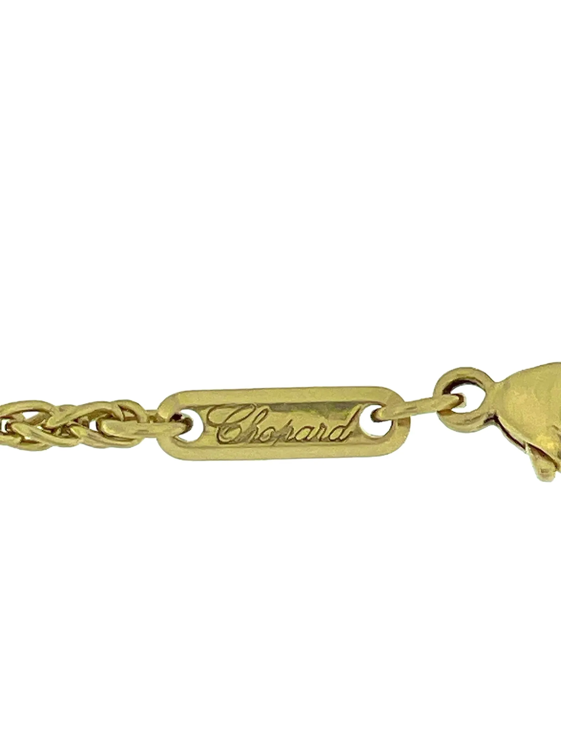 CHOPARD - collier pendentif cœur Happy Diamond en or jaune sold by 58 Facettes product image thumbnail 3