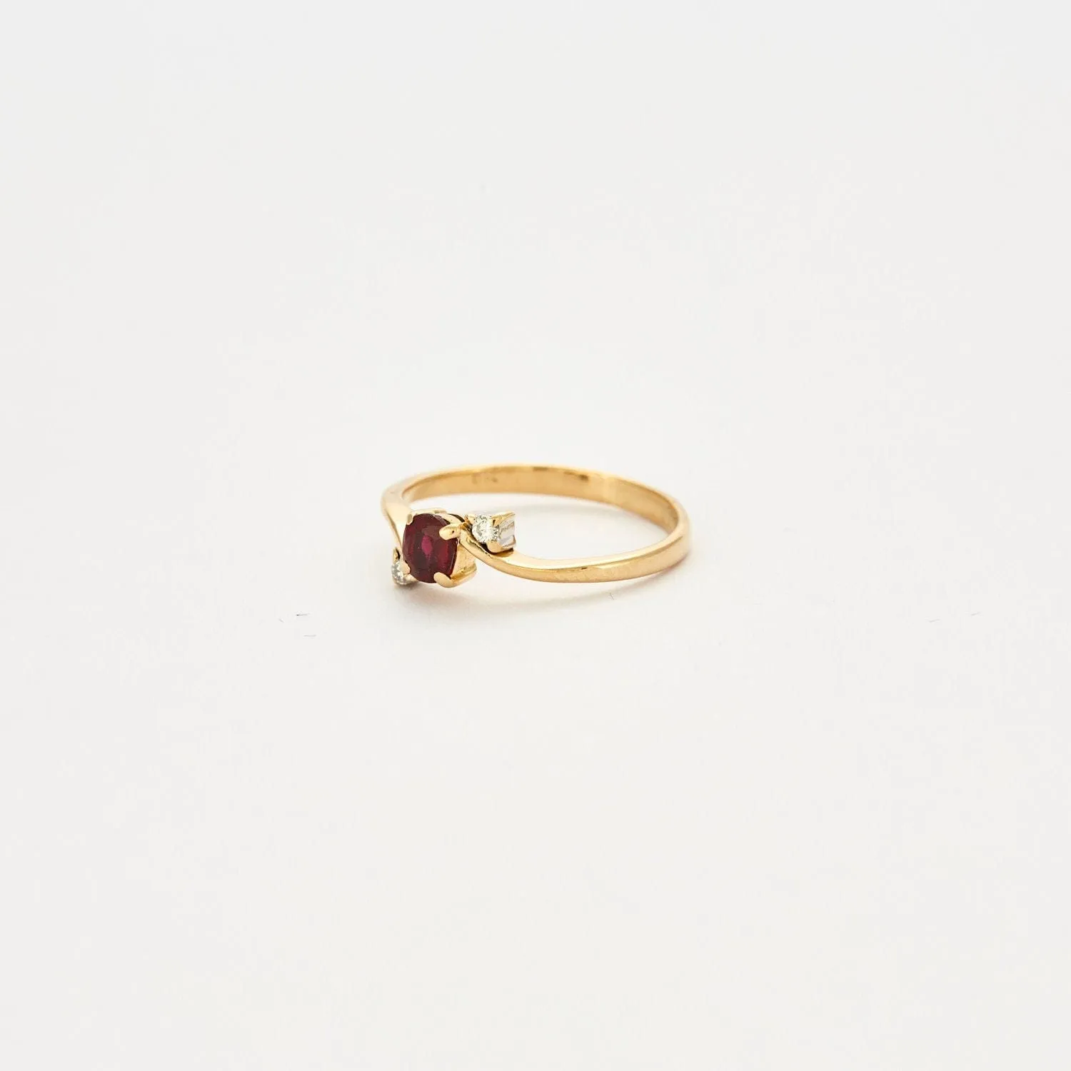 Bague fine Grenat Diamants sold by 58 Facettes product image thumbnail 3