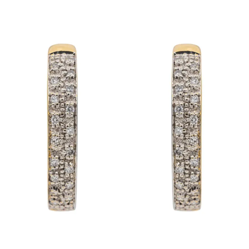 Boucles d'oreilles Créoles Or jaune Diamant sold by 58 Facettes