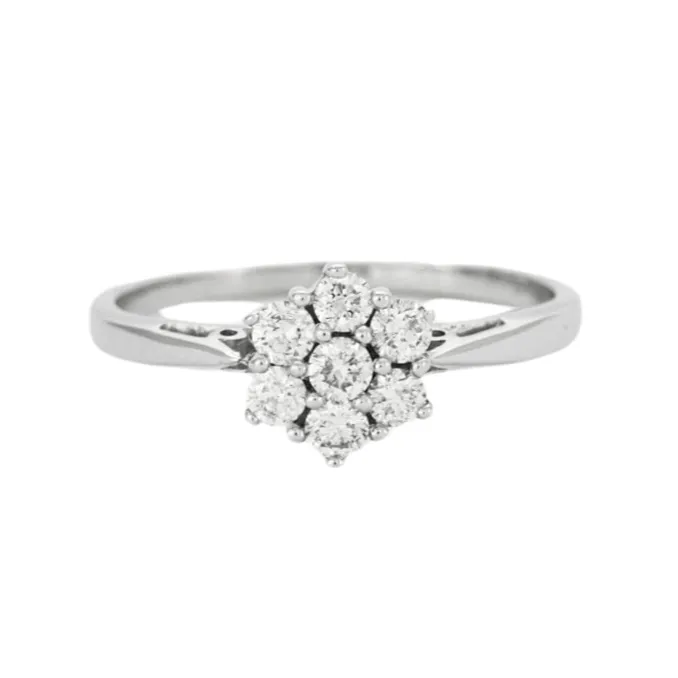Bague Fleur Diamants sold by 58 Facettes