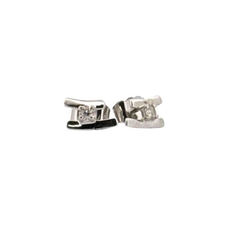 Puces d'oreilles Or Blanc & Diamant sold by 58 Facettes