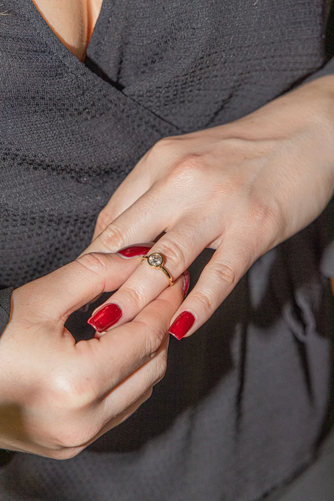 Bague Solitaire Or jaune Diamant sold by 58 Facettes product image thumbnail 2