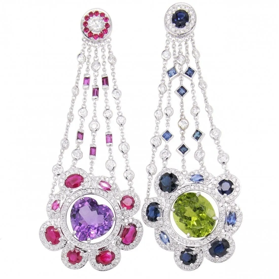 Boucles d'oreilles Or blanc Diamants sold by 58 Facettes