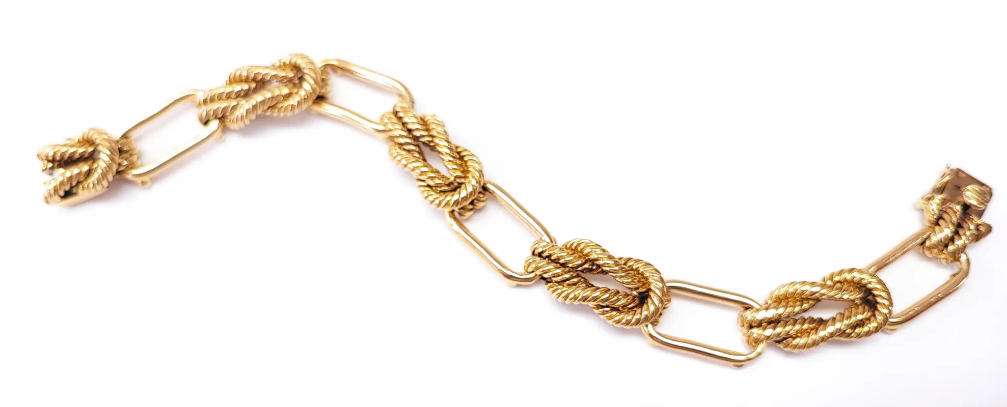 Bracelet noeuds or jaune massif sold by 58 Facettes