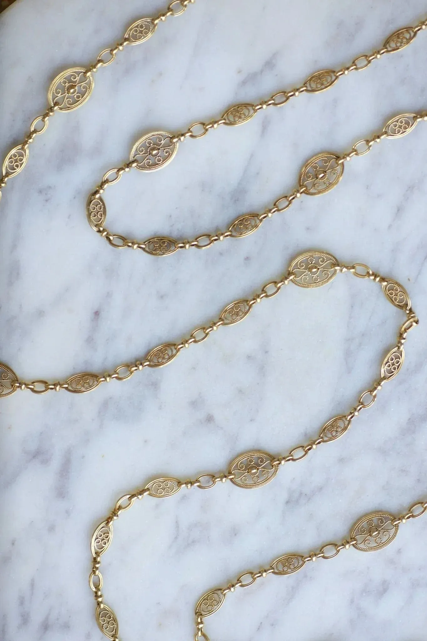 Sautoir, chaine ancienne or sold by 58 Facettes product image thumbnail 2