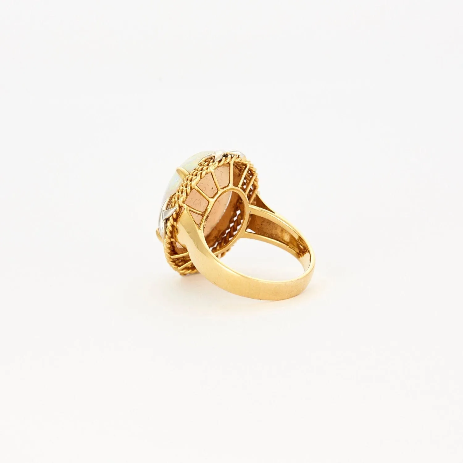 Bague or et opale sold by 58 Facettes product image thumbnail 5