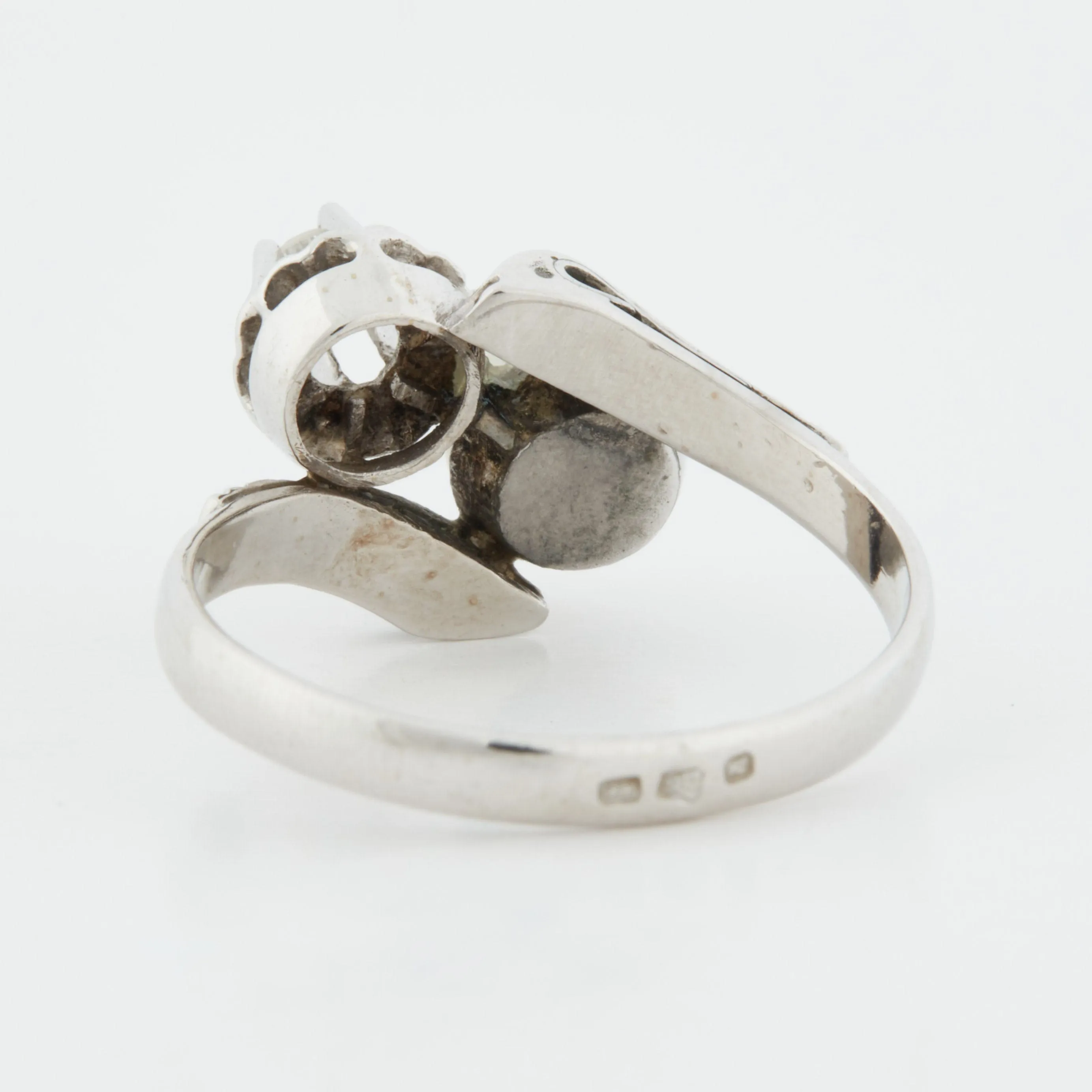 Bague Or blanc Perle Diamant sold by 58 Facettes product image thumbnail 3