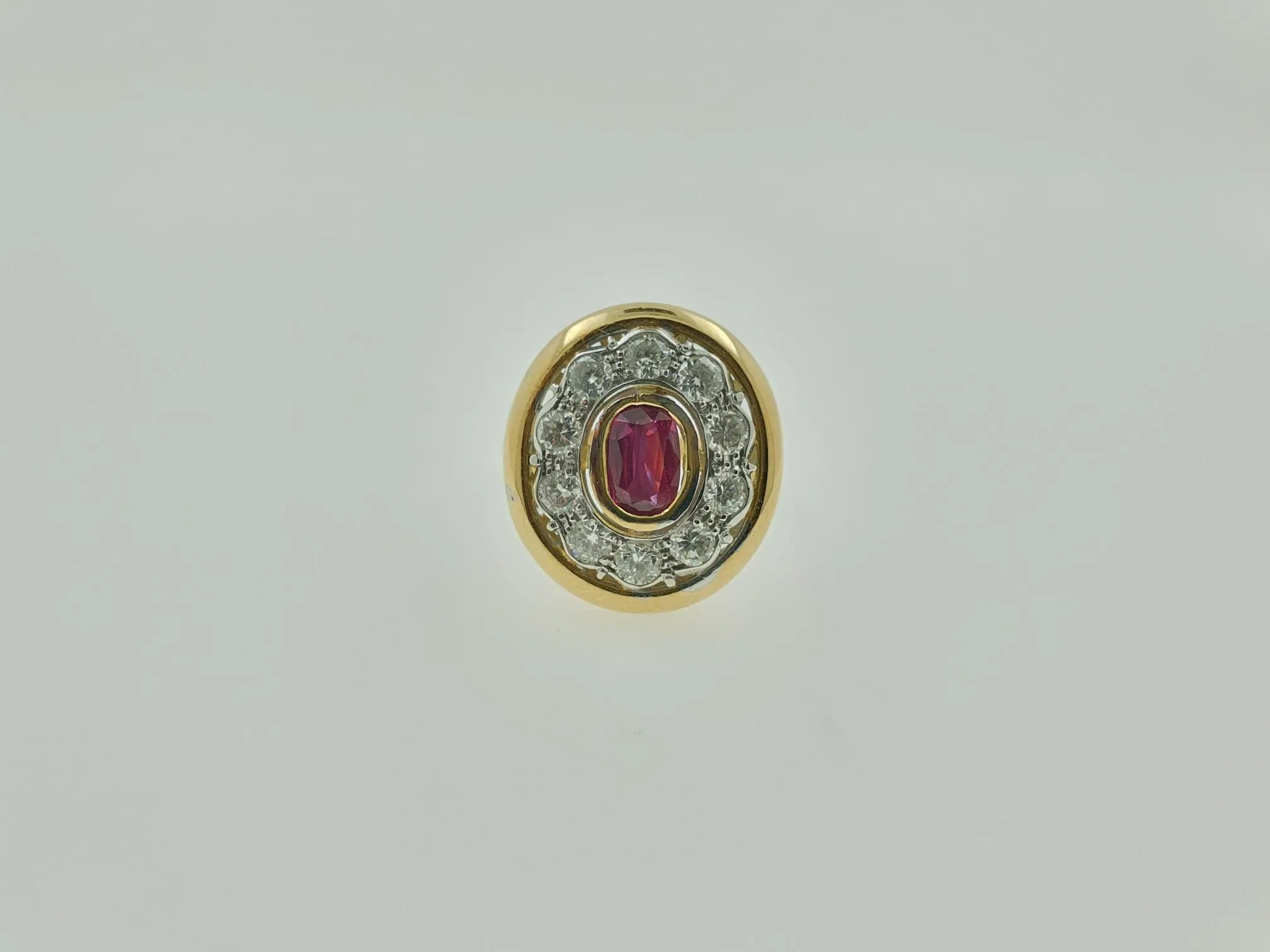 Bague or jaune rubis diamants sold by 58 Facettes product image thumbnail 4