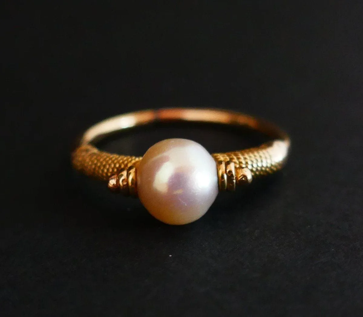 Bague Ornée d'Une Perle De Culture, Or sold by 58 Facettes product image thumbnail 4