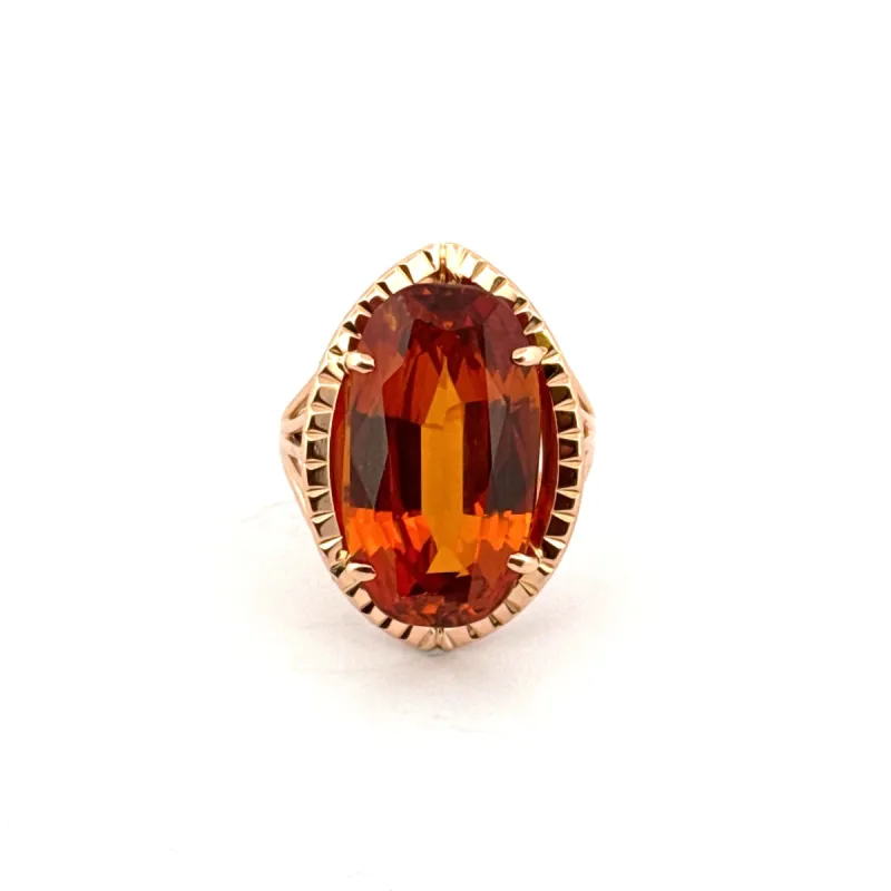 Bague ancienne or et citrine sold by 58 Facettes