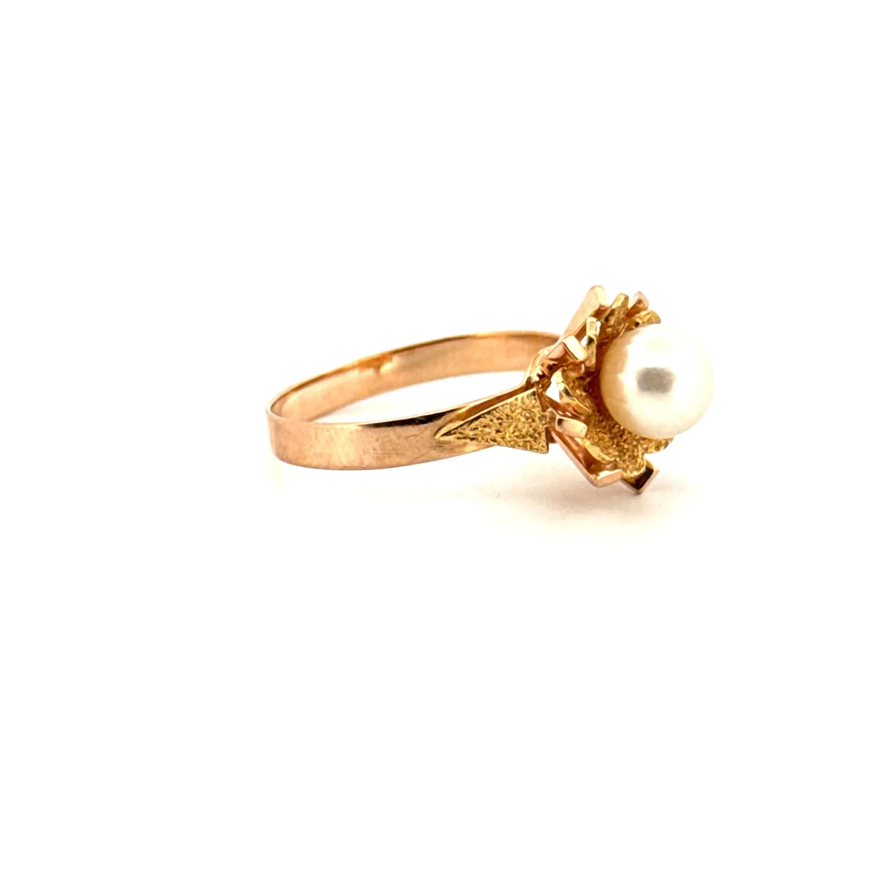Solitaire or jaune et perle sold by 58 Facettes product image thumbnail 4