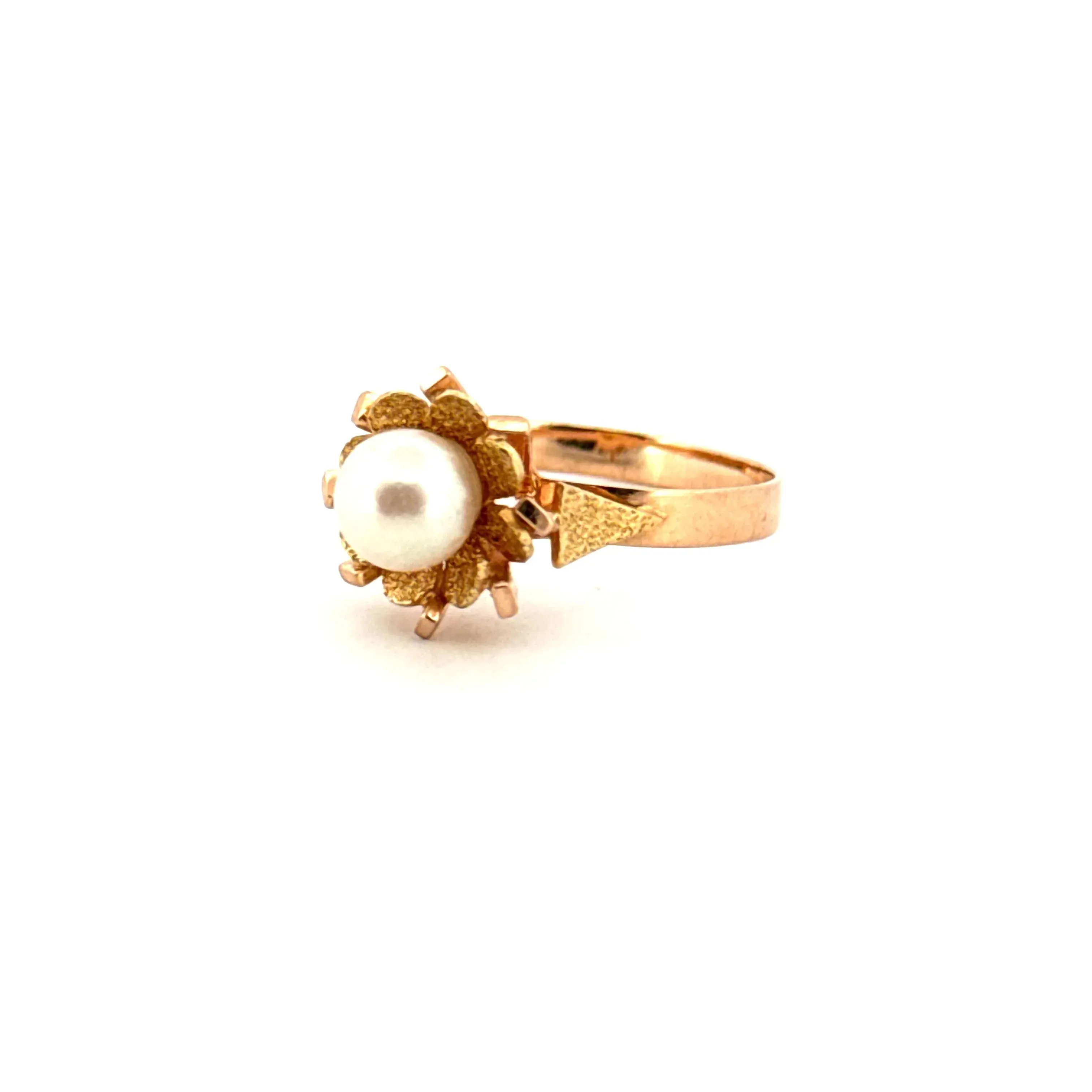 Solitaire or jaune et perle sold by 58 Facettes product image thumbnail 3