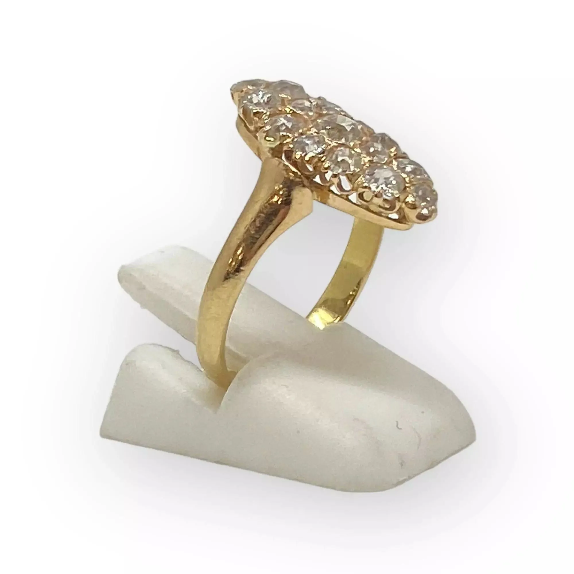 Bague Marquise ancienne diamants sold by 58 Facettes product image thumbnail 3