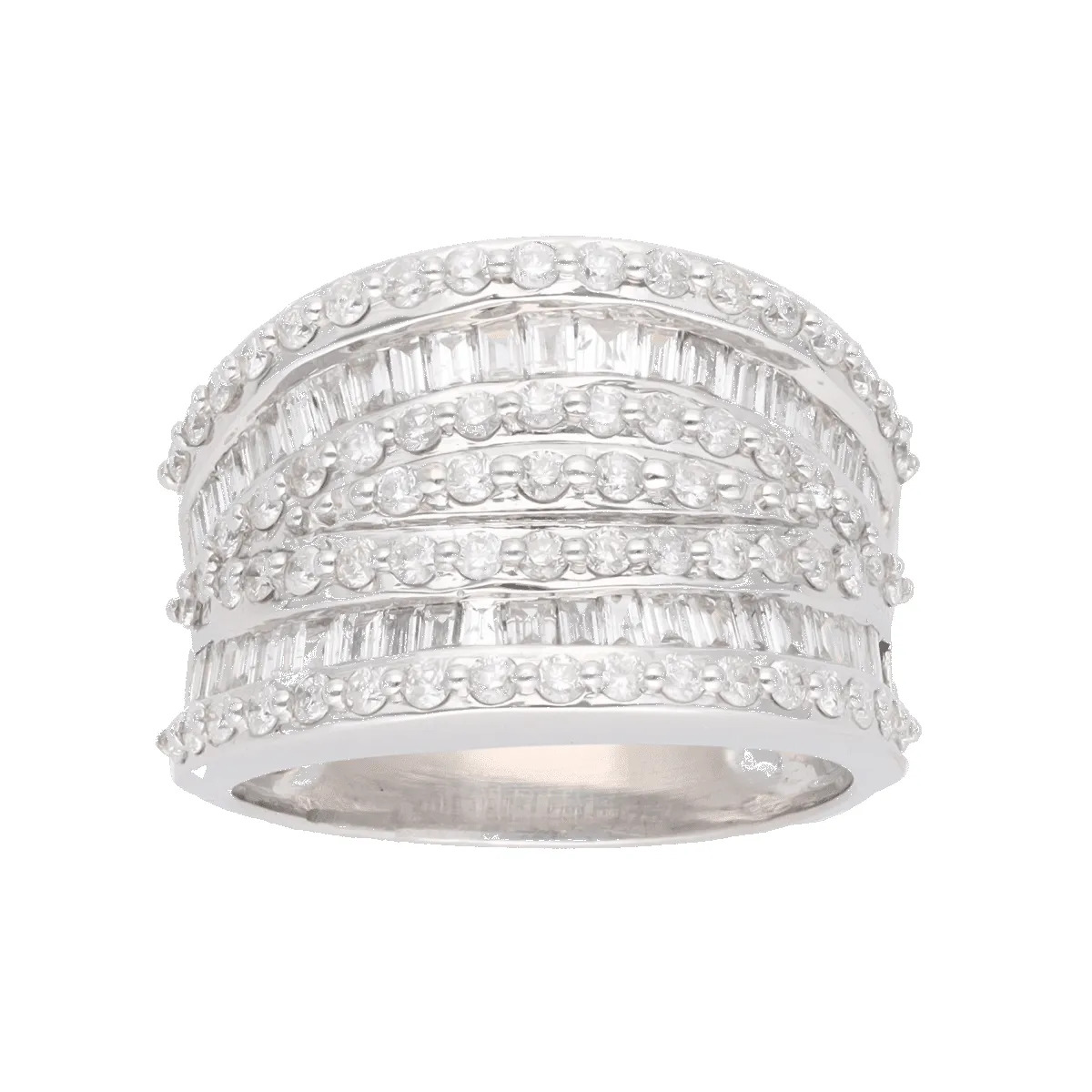 Bague en or gris avec 2,33 Cts de diamants sold by 58 Facettes