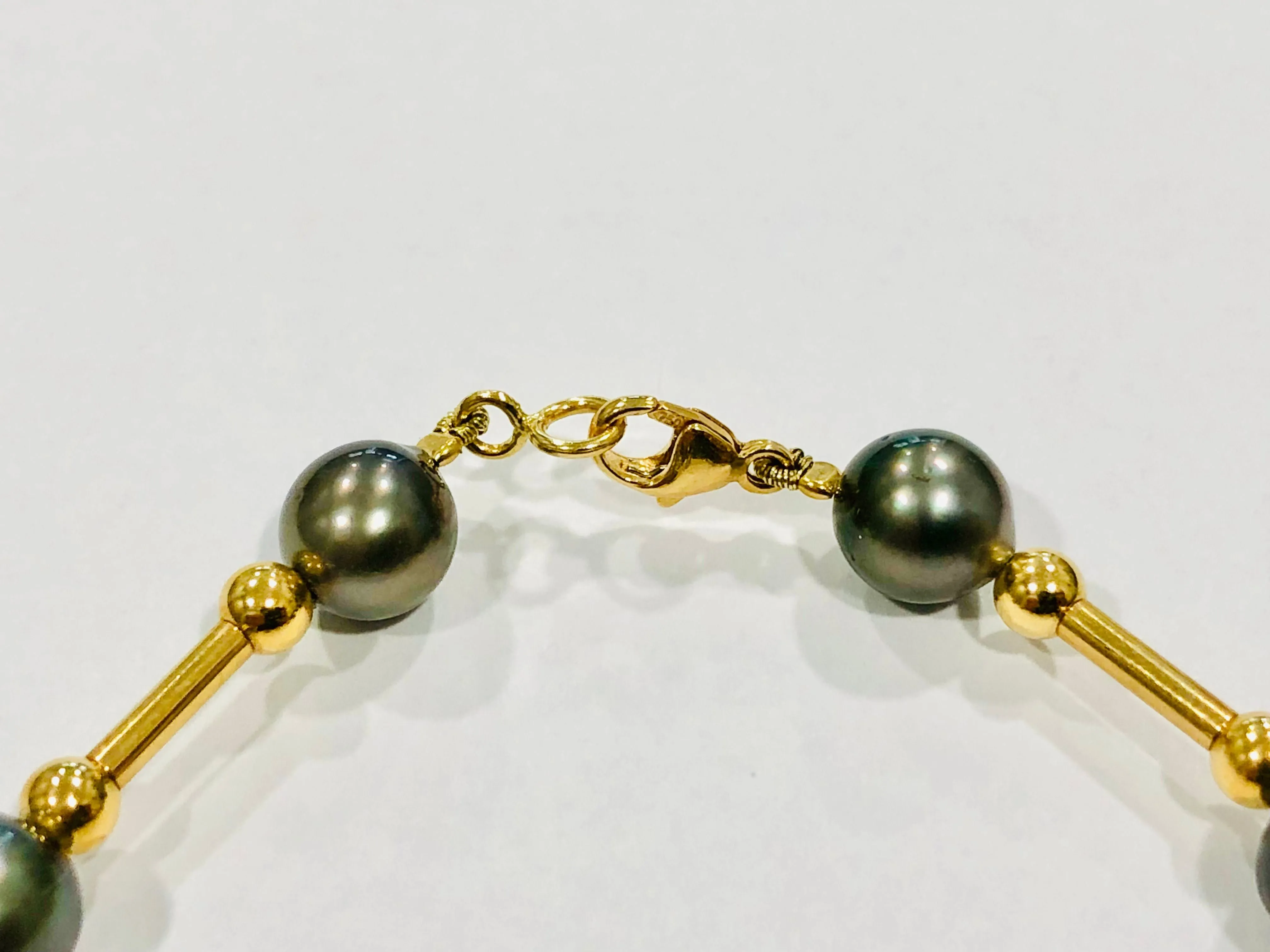 Bracelet perles de Tahiti/ or jaune sold by 58 Facettes product image thumbnail 4