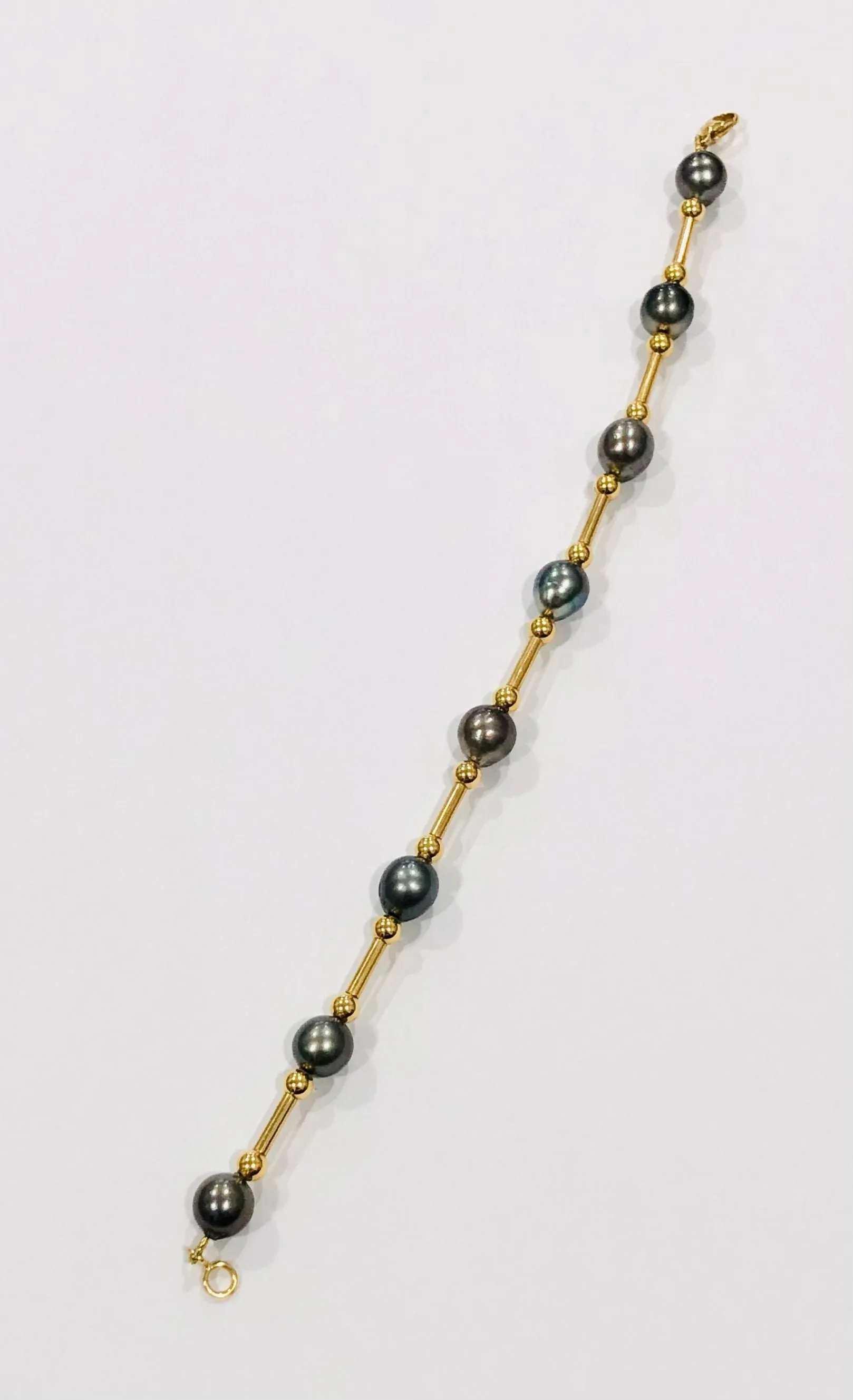 Bracelet perles de Tahiti/ or jaune sold by 58 Facettes product image thumbnail 5