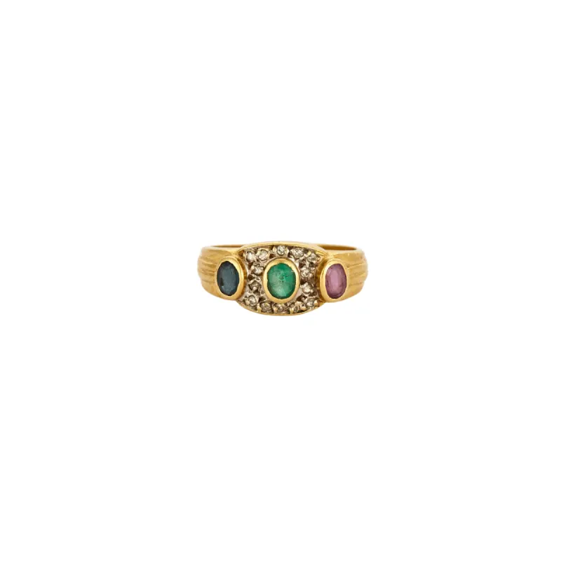 Bague les 3 précieuses sold by 58 Facettes