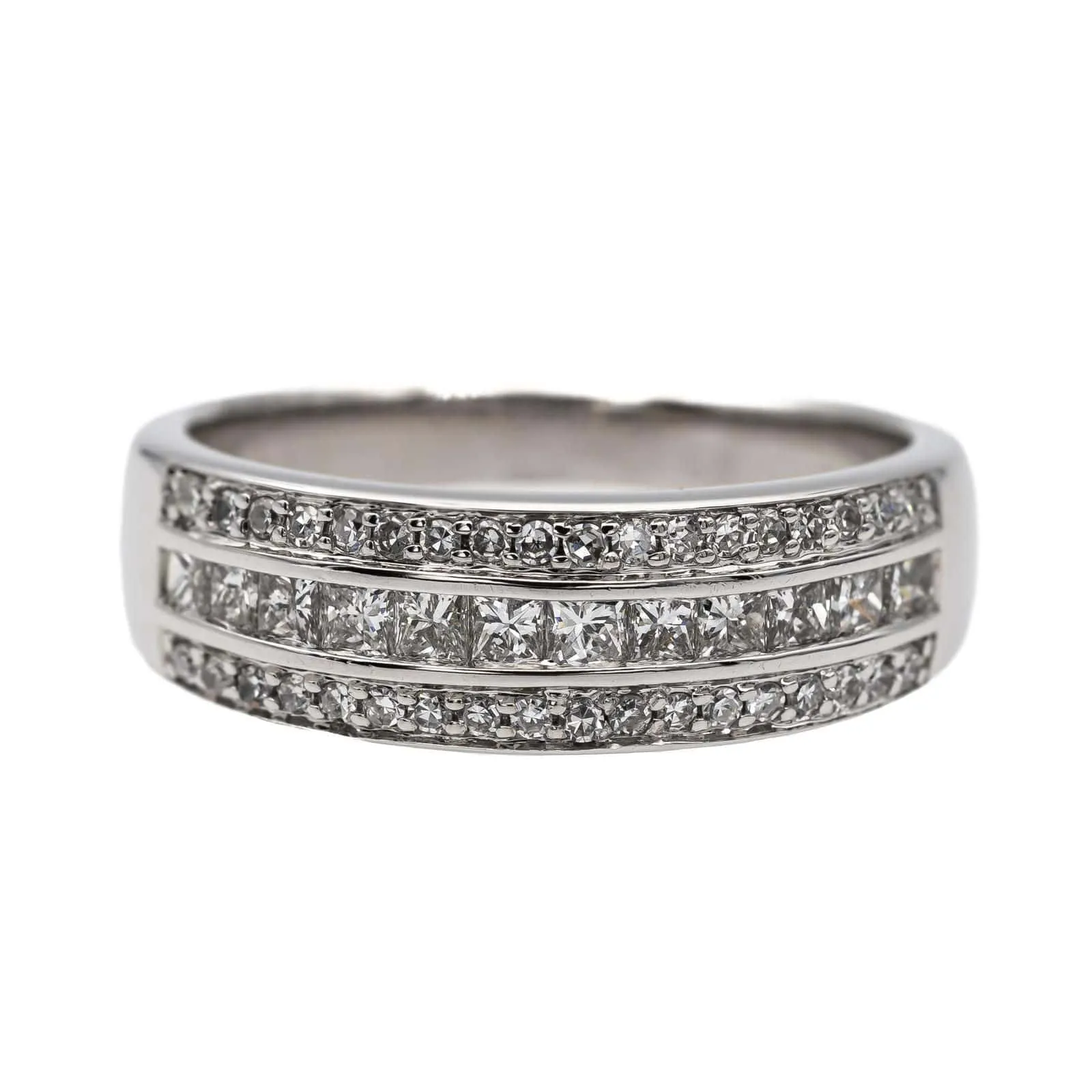 Bague Or blanc Diamant sold by 58 Facettes