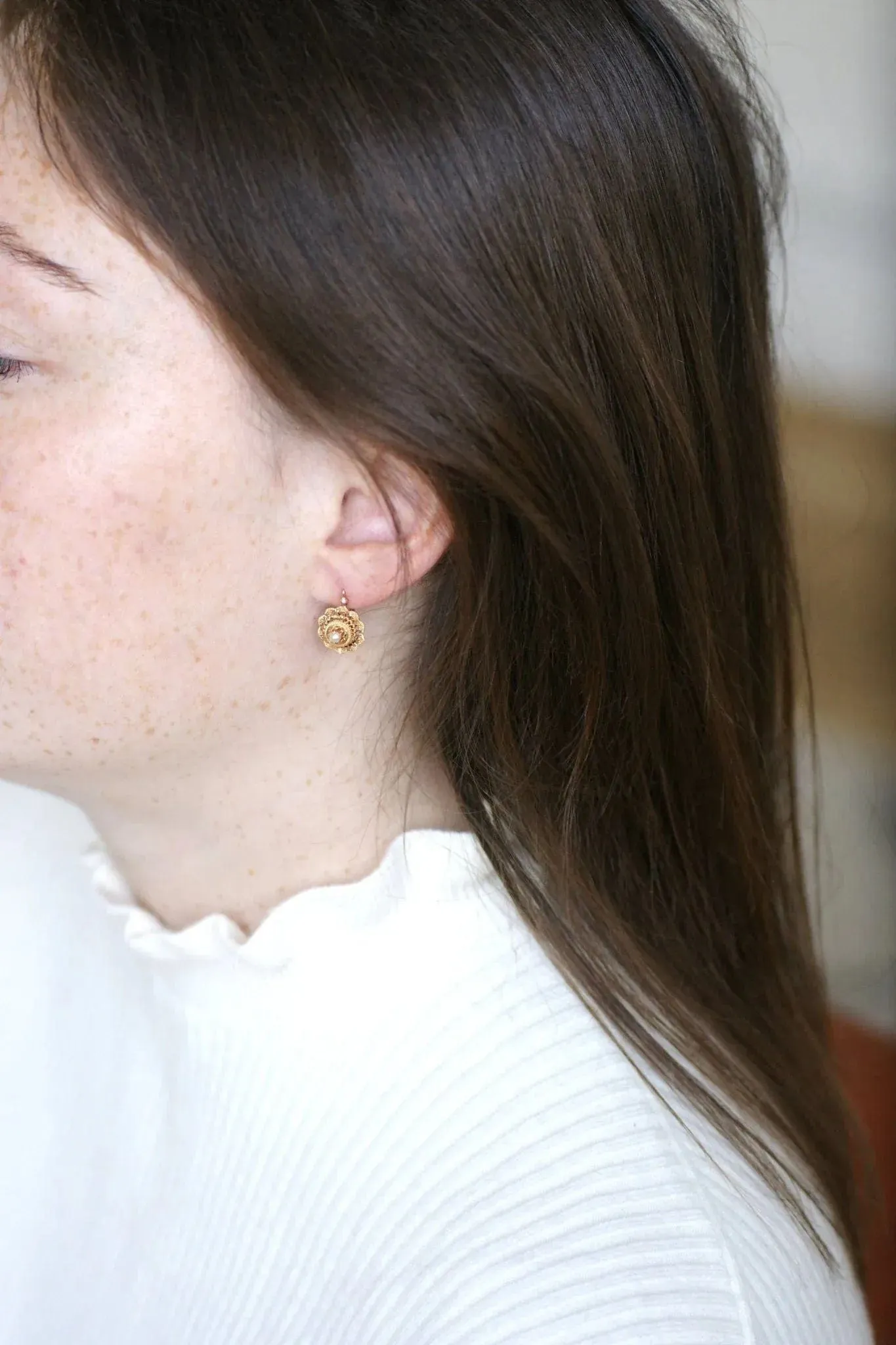 Dormeuses perles fines sold by 58 Facettes product image thumbnail 4