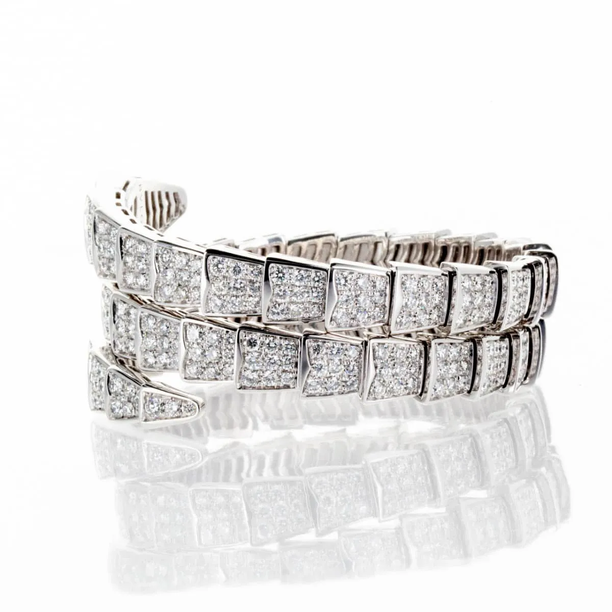 BULGARI - Bracelet Serpenti Viper Diamants sold by 58 Facettes product image thumbnail 4