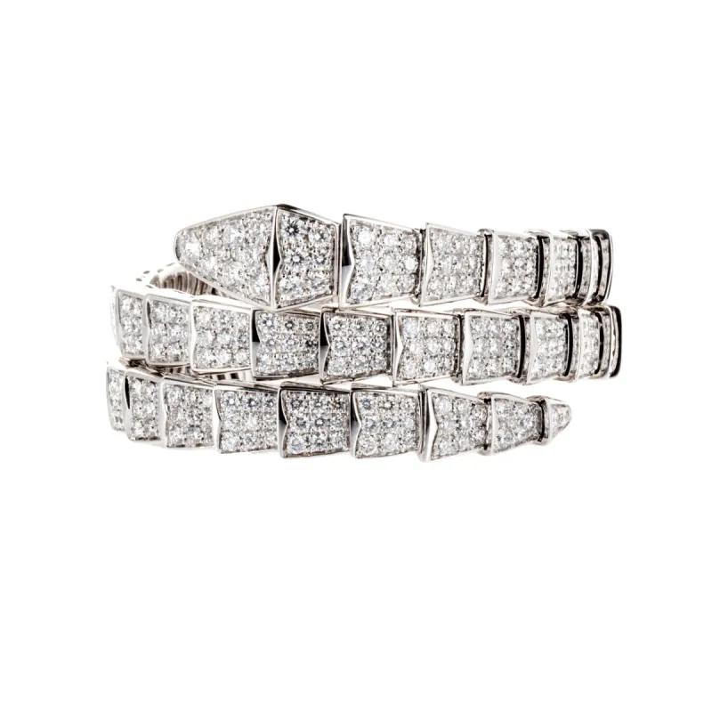BULGARI - Bracelet Serpenti Viper Diamants sold by 58 Facettes