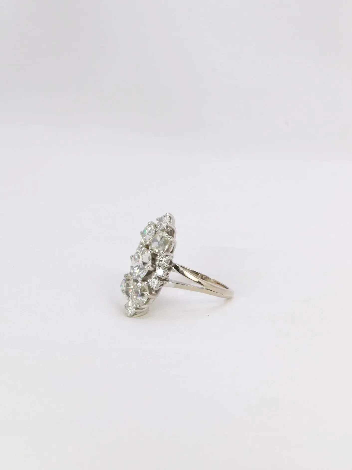 Bague marquise vintage diamants sold by 58 Facettes product image thumbnail 4