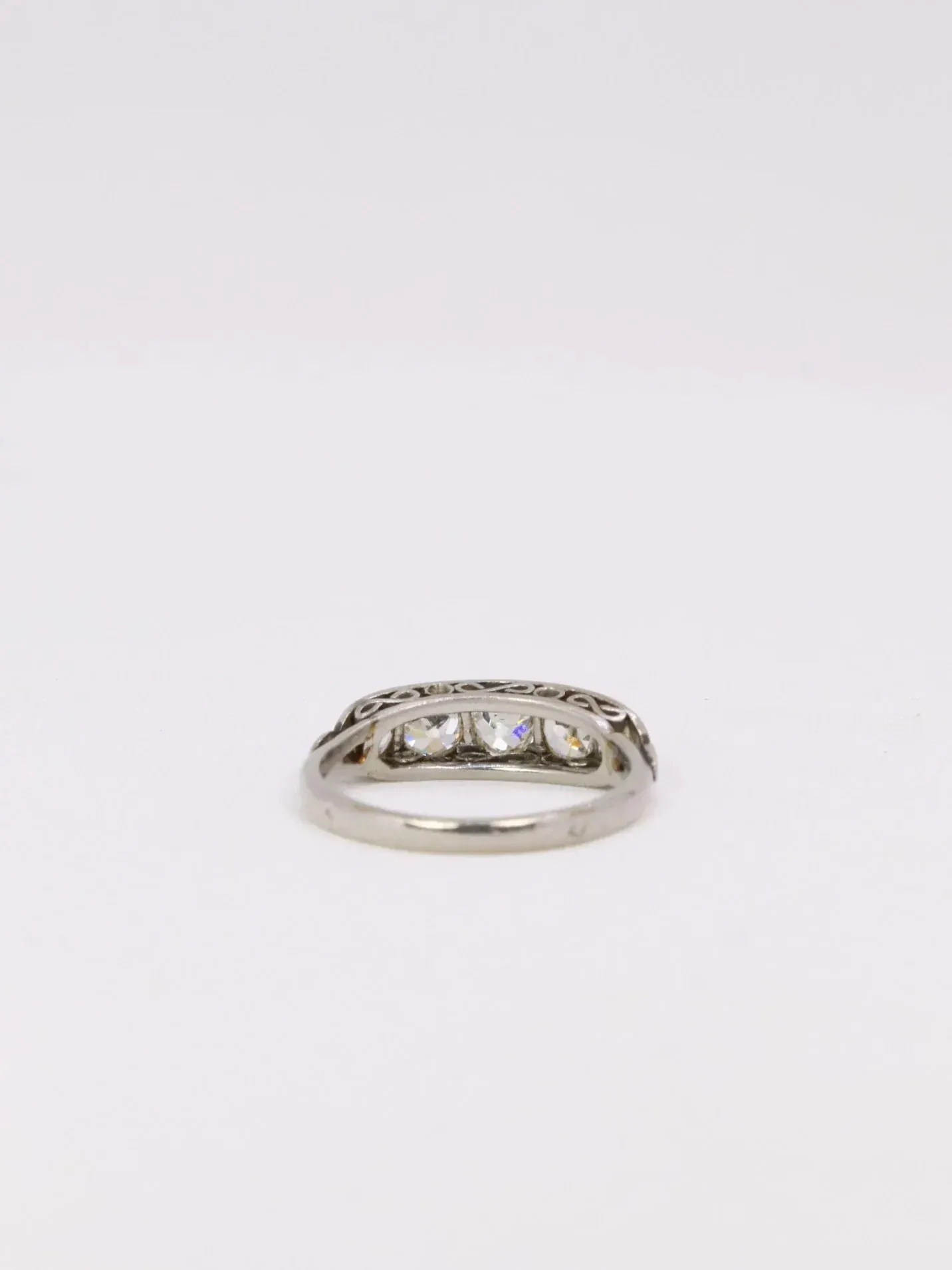 Bague jarretière diamants taille ancienne sold by 58 Facettes product image thumbnail 5