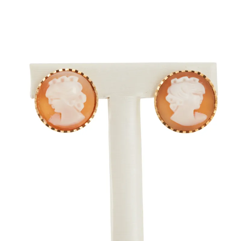 Boucles d'oreilles Or jaune Camée sold by 58 Facettes