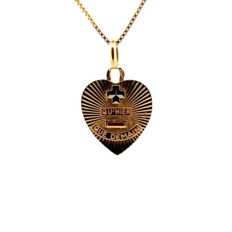 Pendentif Coeur or jaune sold by 58 Facettes