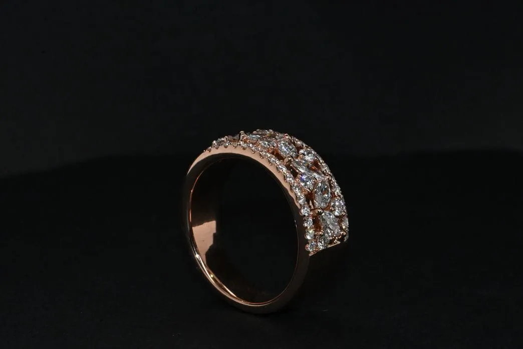 Bague En Or Rose et Diamants sold by 58 Facettes product image thumbnail 5