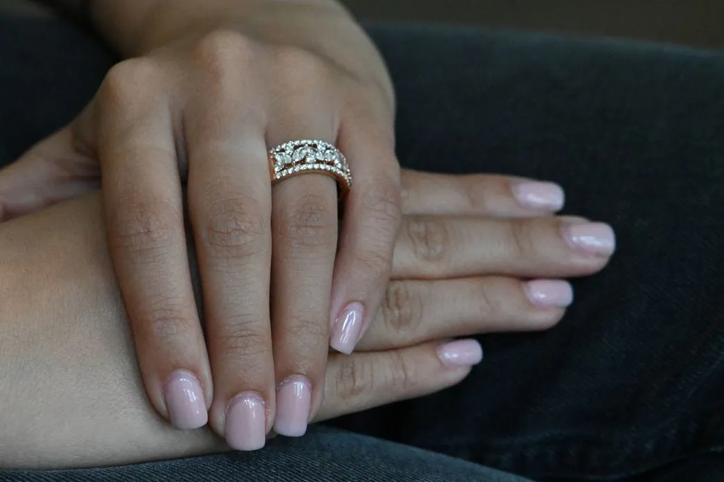 Bague En Or Rose et Diamants sold by 58 Facettes product image thumbnail 2