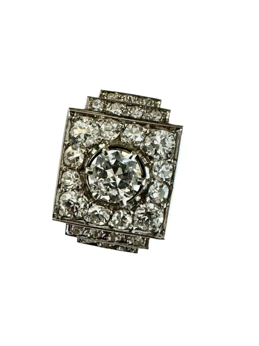 Bague Art Deco en Platine et Diamants sold by 58 Facettes product image thumbnail 4