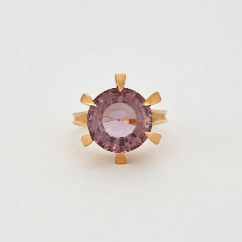 Bague cocktail avec améthyste sold by 58 Facettes