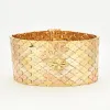Bracelet articulé trois tons d'or sold by 58 Facettes