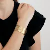 Bracelet articulé trois tons d'or sold by 58 Facettes