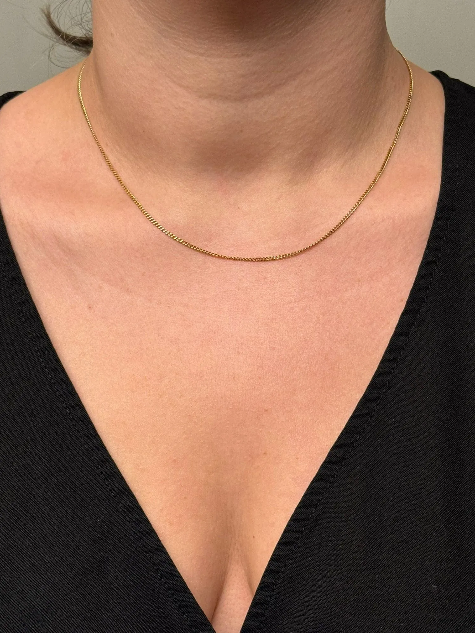 Chaine en or maille Gourmette sold by 58 Facettes product image thumbnail 3