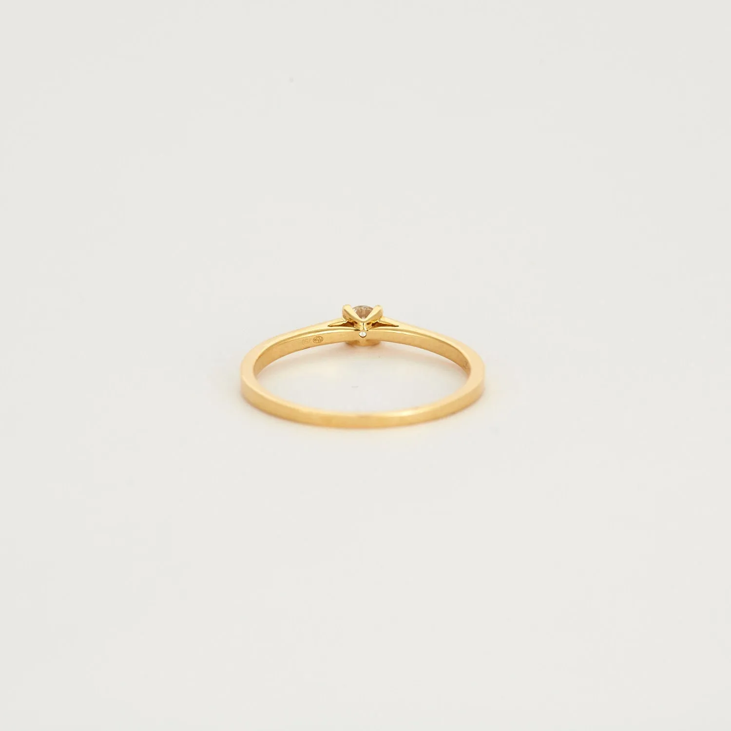 Solitaire en or jaune diamant sold by 58 Facettes product image thumbnail 4