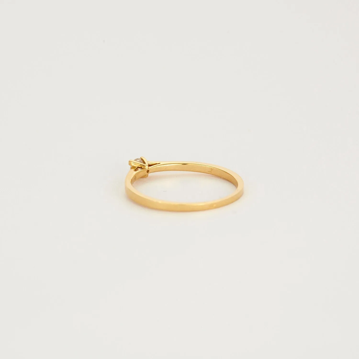 Solitaire en or jaune diamant sold by 58 Facettes product image thumbnail 5